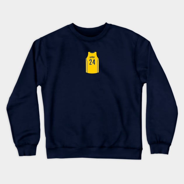 Paul George Indiana Jersey Qiangy Crewneck Sweatshirt by qiangdade